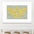 The Triforce by Caroline BESSIERES on GIANT ART - yellow digital drawing