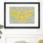 The Triforce by Caroline BESSIERES on GIANT ART - yellow digital drawing