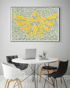 The Triforce by Caroline BESSIERES on GIANT ART - yellow digital drawing