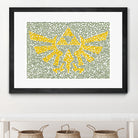 The Triforce by Caroline BESSIERES on GIANT ART - yellow digital drawing