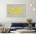 The Triforce by Caroline BESSIERES on GIANT ART - yellow digital drawing