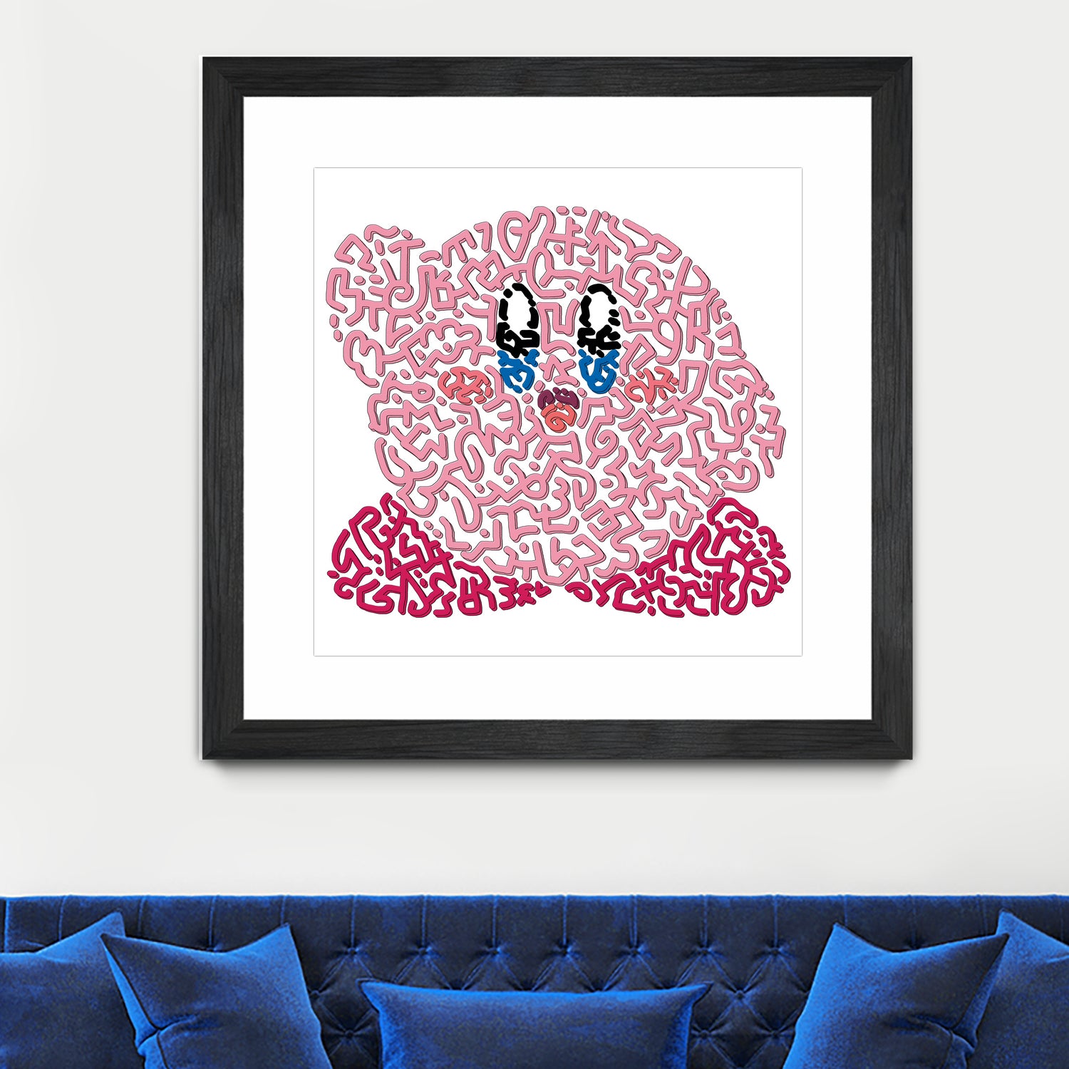 Kirby by Caroline BESSIERES on GIANT ART - pink game design