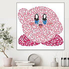 Kirby by Caroline BESSIERES on GIANT ART - pink game design