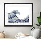 The Wave by Caroline BESSIERES on GIANT ART - blue digital drawing