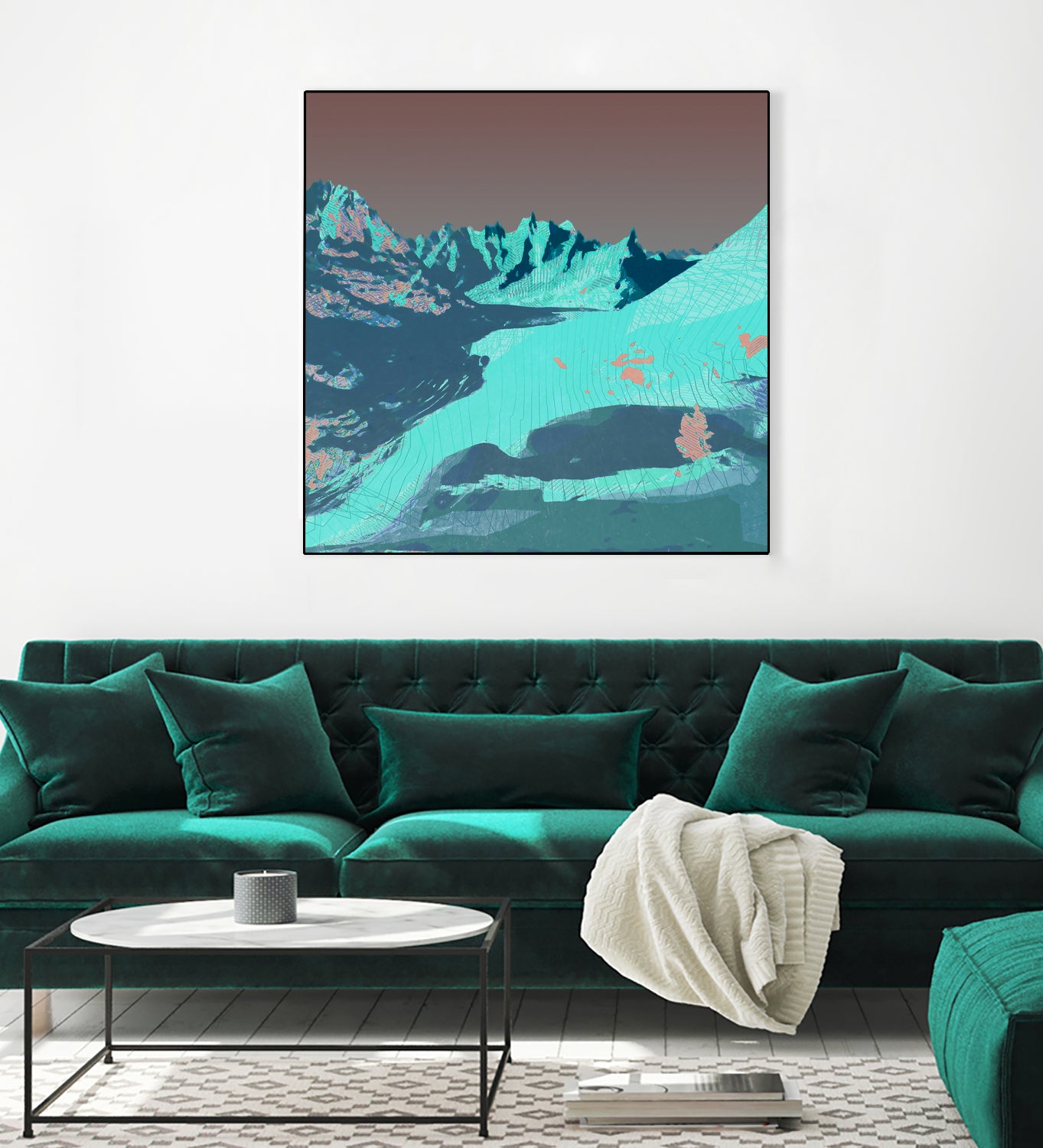 River by Jamison Gish on GIANT ART - blue digital painting