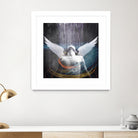 dark rain angel by Vin Zzep on GIANT ART - white photo illustration