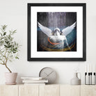 dark rain angel by Vin Zzep on GIANT ART - white photo illustration