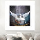 dark rain angel by Vin Zzep on GIANT ART - white photo illustration