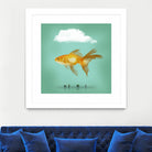 balloon fish by Vin Zzep on GIANT ART - white photo illustration