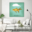 balloon fish by Vin Zzep on GIANT ART - white photo illustration