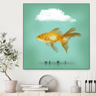 balloon fish by Vin Zzep on GIANT ART - white photo illustration