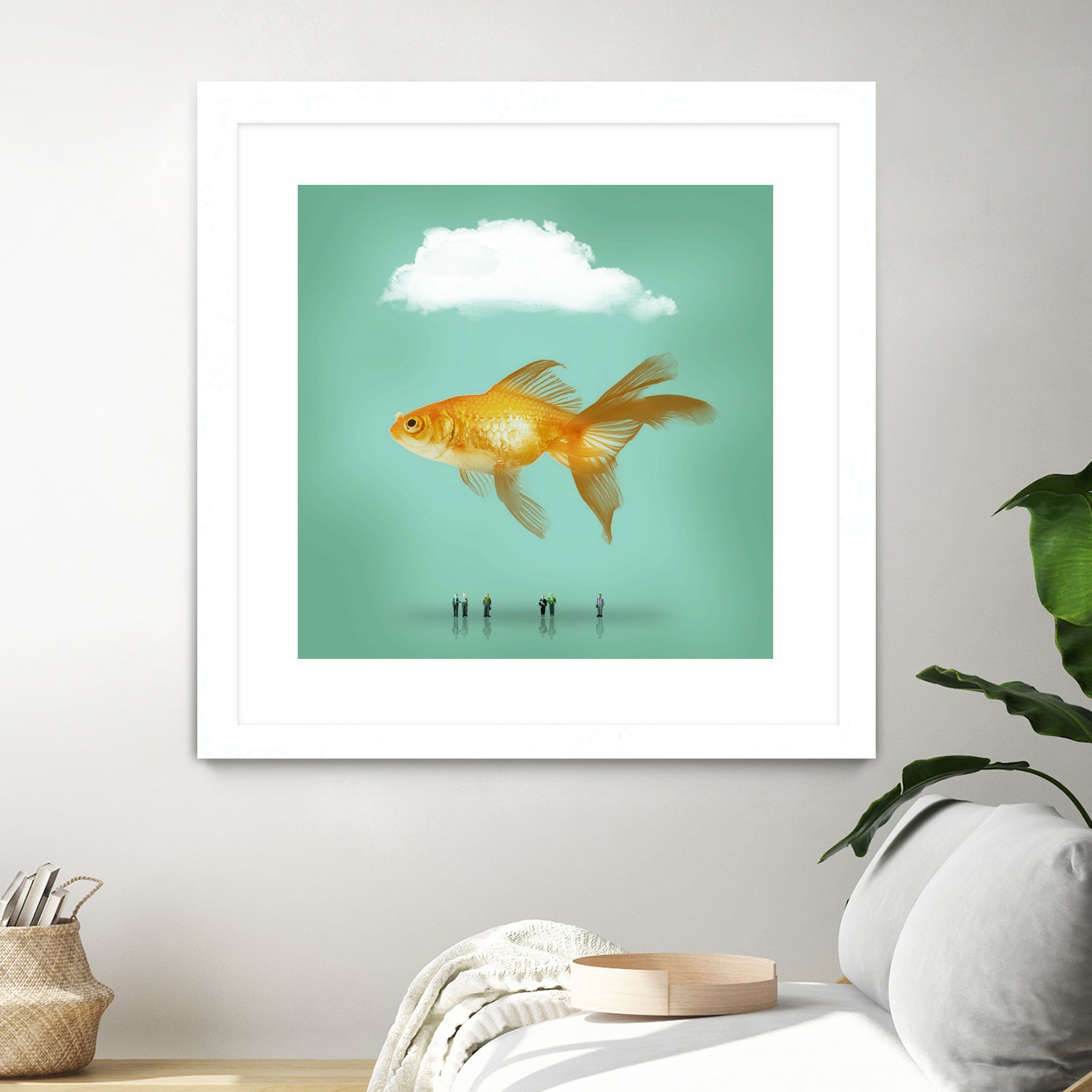 balloon fish by Vin Zzep on GIANT ART - white photo illustration