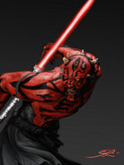 Darth Maul by Eber Riera on GIANT ART - red digital painting