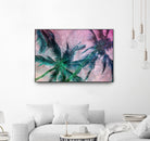 Textured Palms II by Lisa Argyropoulos on GIANT ART - green photo illustration