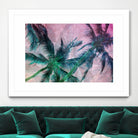 Textured Palms II by Lisa Argyropoulos on GIANT ART - green photo illustration