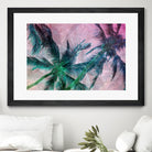 Textured Palms II by Lisa Argyropoulos on GIANT ART - green photo illustration