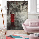 Red Letter Box by Alina Sliwinska on GIANT ART - red mixed media