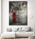 Red Letter Box by Alina Sliwinska on GIANT ART - red mixed media