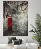 Red Letter Box by Alina Sliwinska on GIANT ART - red mixed media