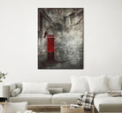 Red Letter Box by Alina Sliwinska on GIANT ART - red mixed media