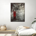 Red Letter Box by Alina Sliwinska on GIANT ART - red mixed media