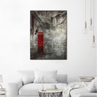 Red Letter Box by Alina Sliwinska on GIANT ART - red mixed media