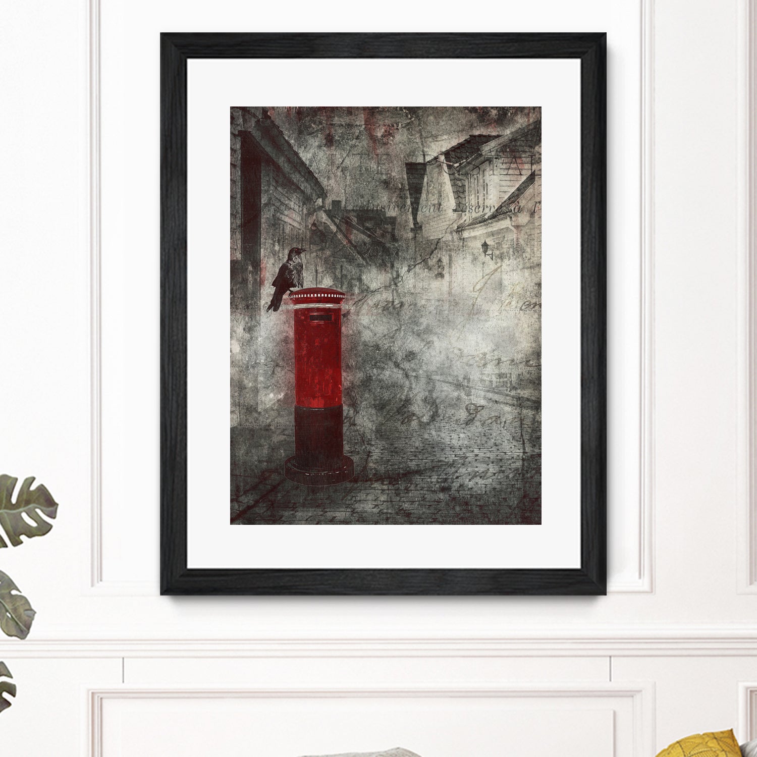 Red Letter Box by Alina Sliwinska on GIANT ART - red mixed media