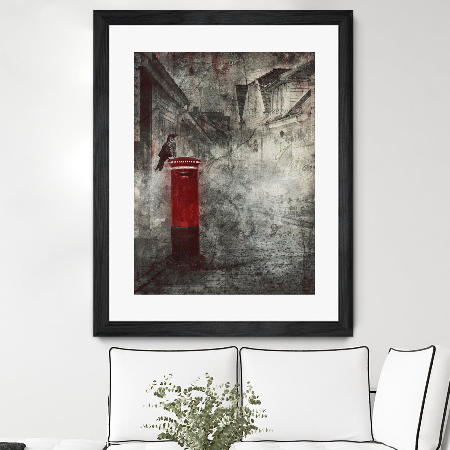 Red Letter Box by Alina Sliwinska on GIANT ART - red mixed media