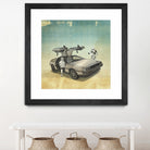 STORMTROOPER IN A DELOREAN II by Vin Zzep on GIANT ART - white digital painting