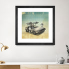 STORMTROOPER IN A DELOREAN II by Vin Zzep on GIANT ART - white digital painting