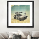 STORMTROOPER IN A DELOREAN II by Vin Zzep on GIANT ART - white digital painting