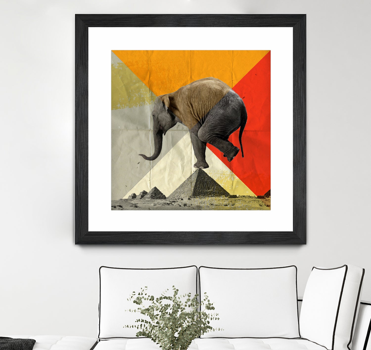 Balance of the Pyramids by Vin Zzep on GIANT ART - white photo illustration