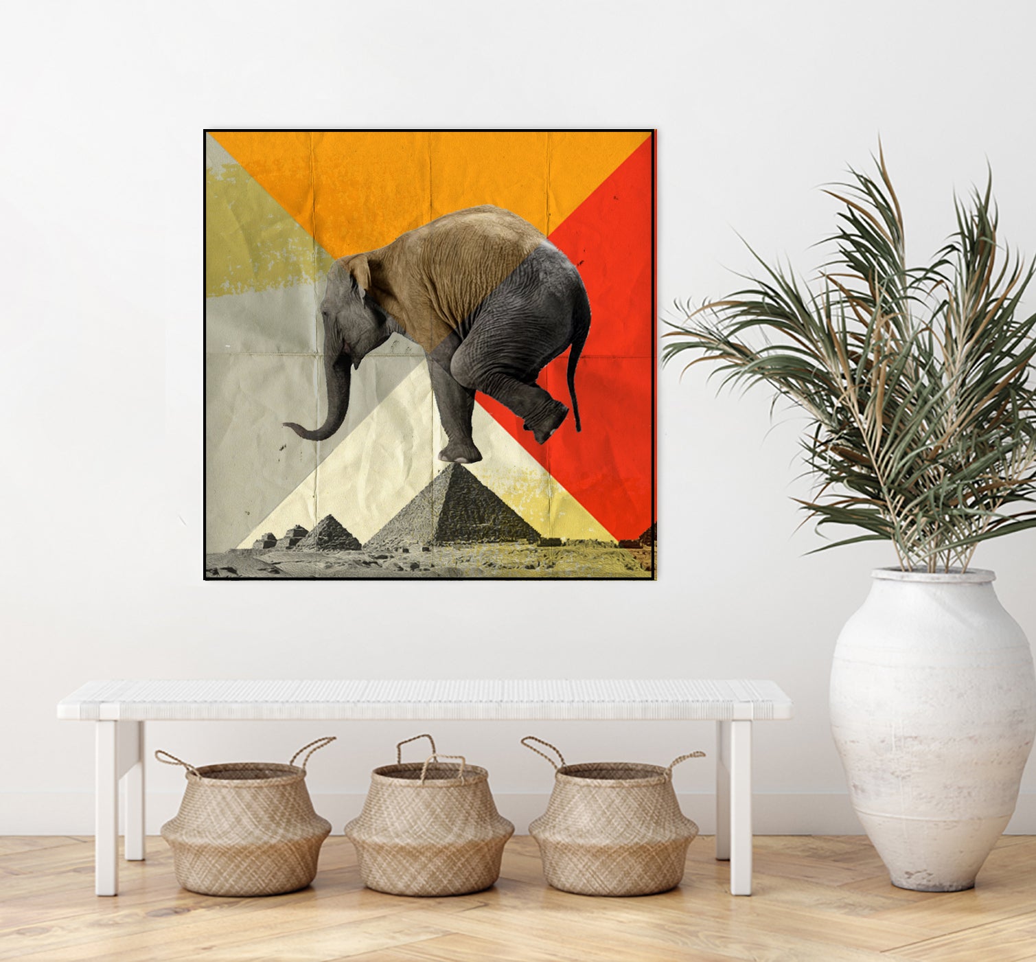 Balance of the Pyramids by Vin Zzep on GIANT ART - white photo illustration