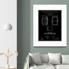 Beer Keg Patent - Black by Finlay McNevin on GIANT ART - black typography