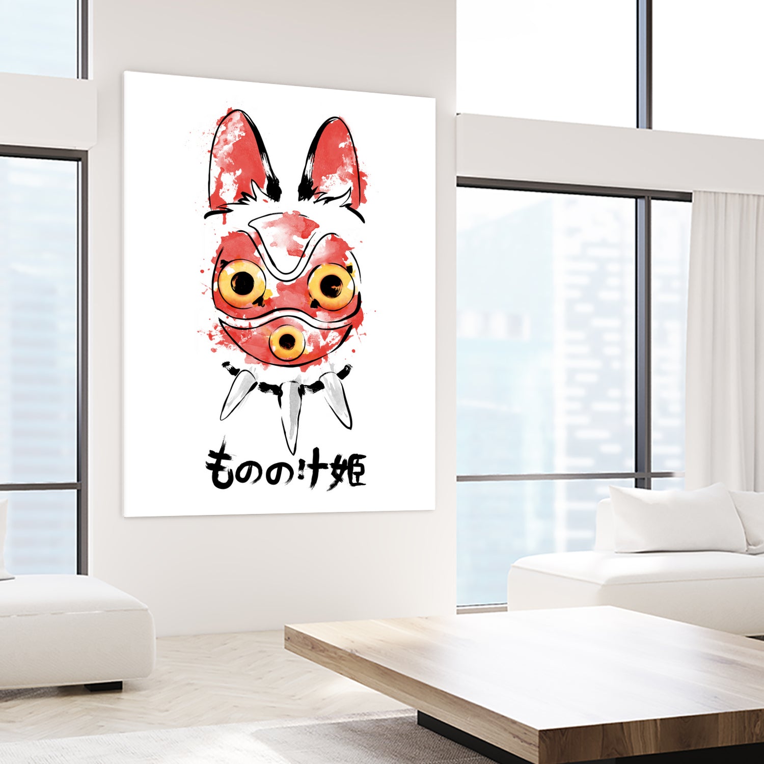 Wolf Girl Mask by Antonio Camarena on GIANT ART - white digital painting