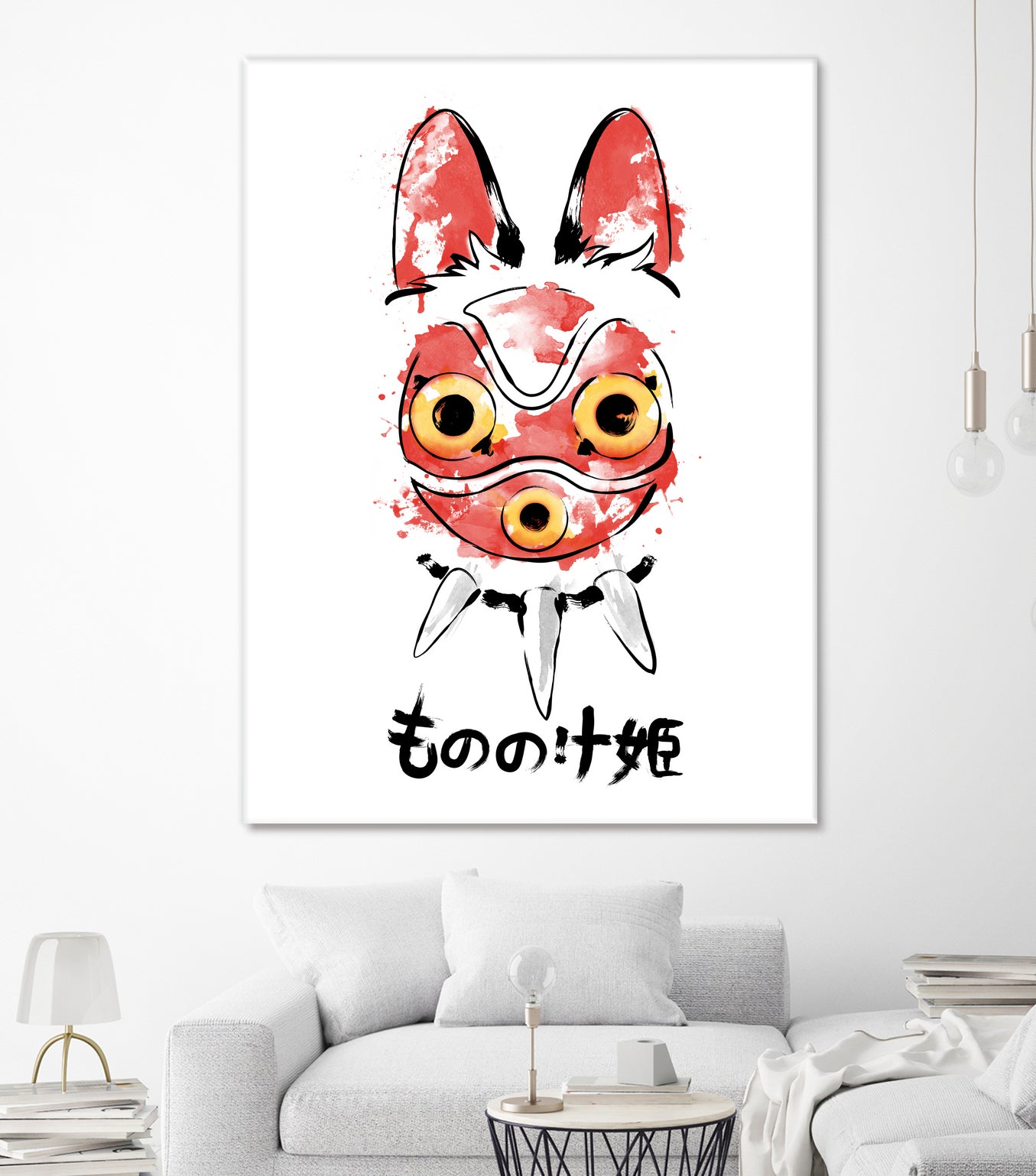 Wolf Girl Mask by Antonio Camarena on GIANT ART - white digital painting