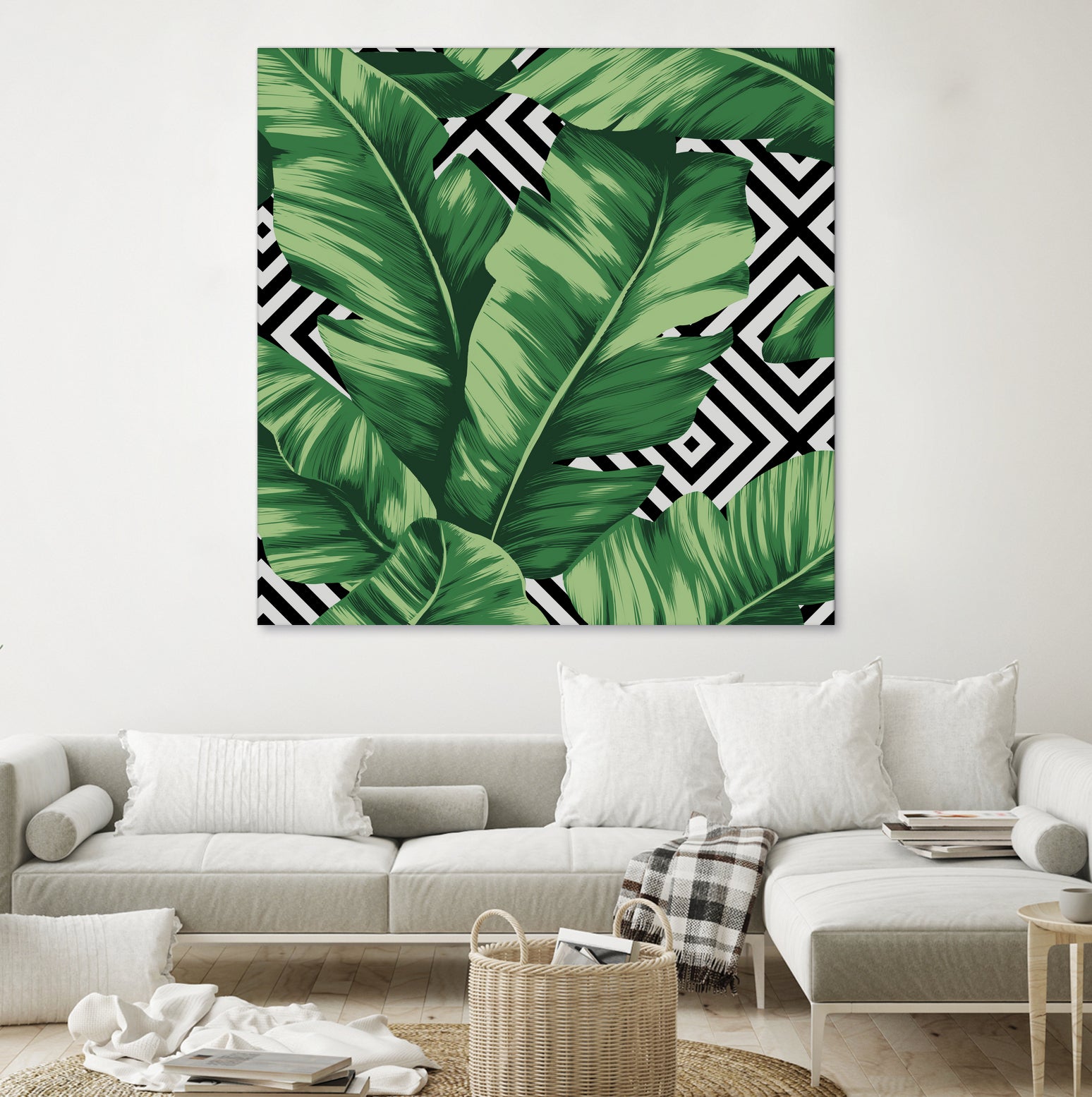 Banana leaf by Paola Morpheus on GIANT ART - green digital painting