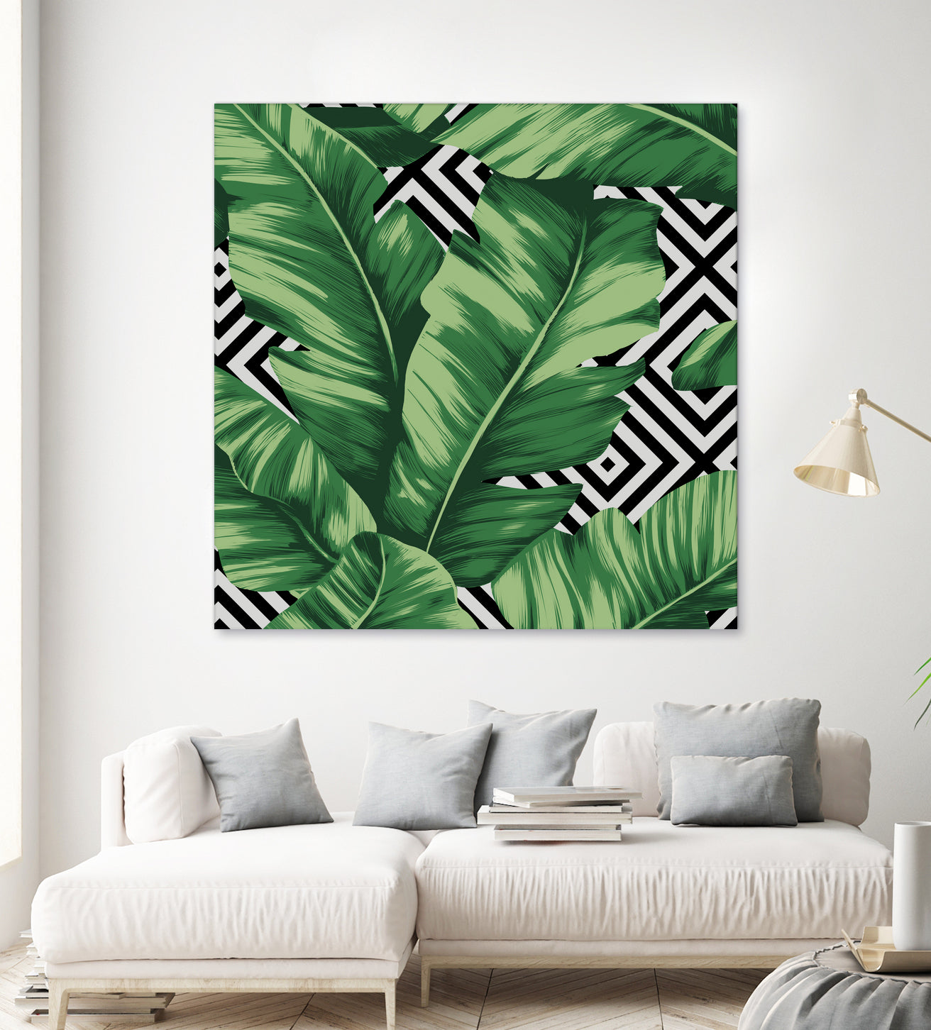 Banana leaf by Paola Morpheus on GIANT ART - green digital painting