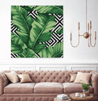 Banana leaf by Paola Morpheus on GIANT ART - green digital painting