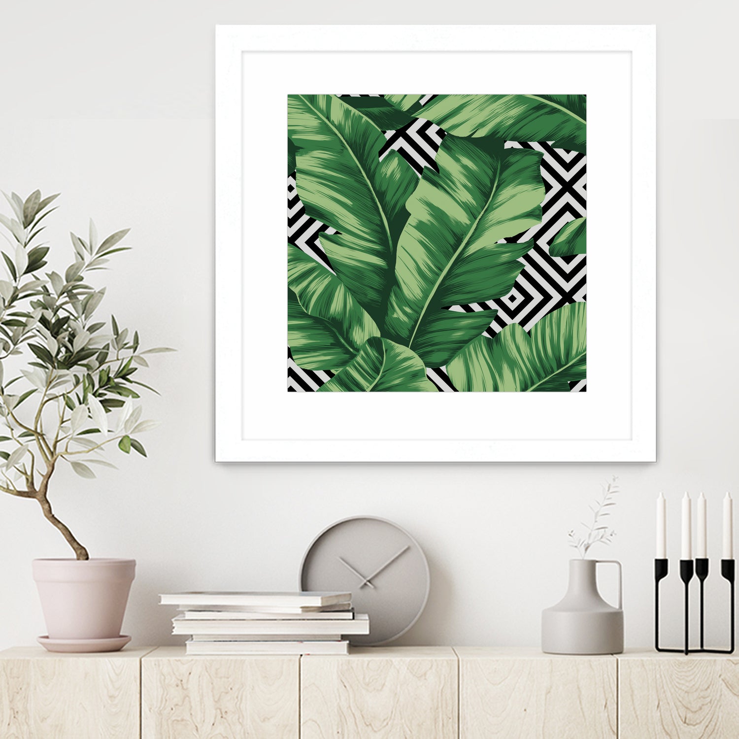 Banana leaf by Paola Morpheus on GIANT ART - green digital painting