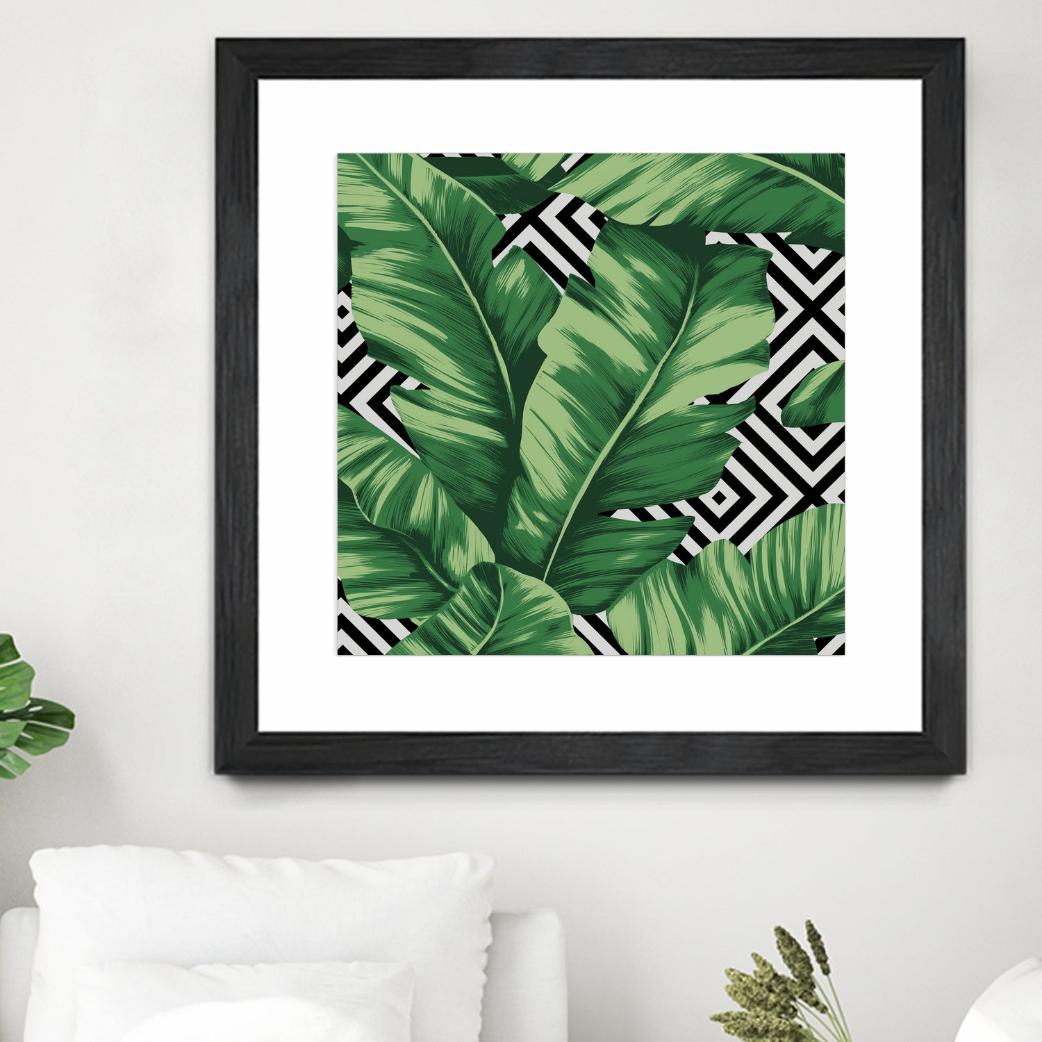 Banana leaf by Paola Morpheus on GIANT ART - green digital painting