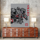 Emperor of Destruction by Antonio Camarena on GIANT ART - gray digital painting