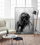 BULL by Mika Koskensalmi on GIANT ART - black digital painting