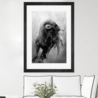 BULL by Mika Koskensalmi on GIANT ART - black digital painting