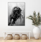 BULL by Mika Koskensalmi on GIANT ART - black digital painting