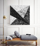Marble Geometric Background C19 by Ilenia Pagliarini on GIANT ART - black digital drawing
