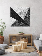 Marble Geometric Background C19 by Ilenia Pagliarini on GIANT ART - black digital drawing