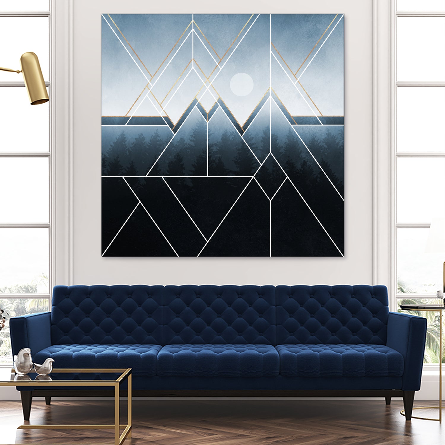 Fading North by Elisabeth Fredriksson on GIANT ART - blue digital painting