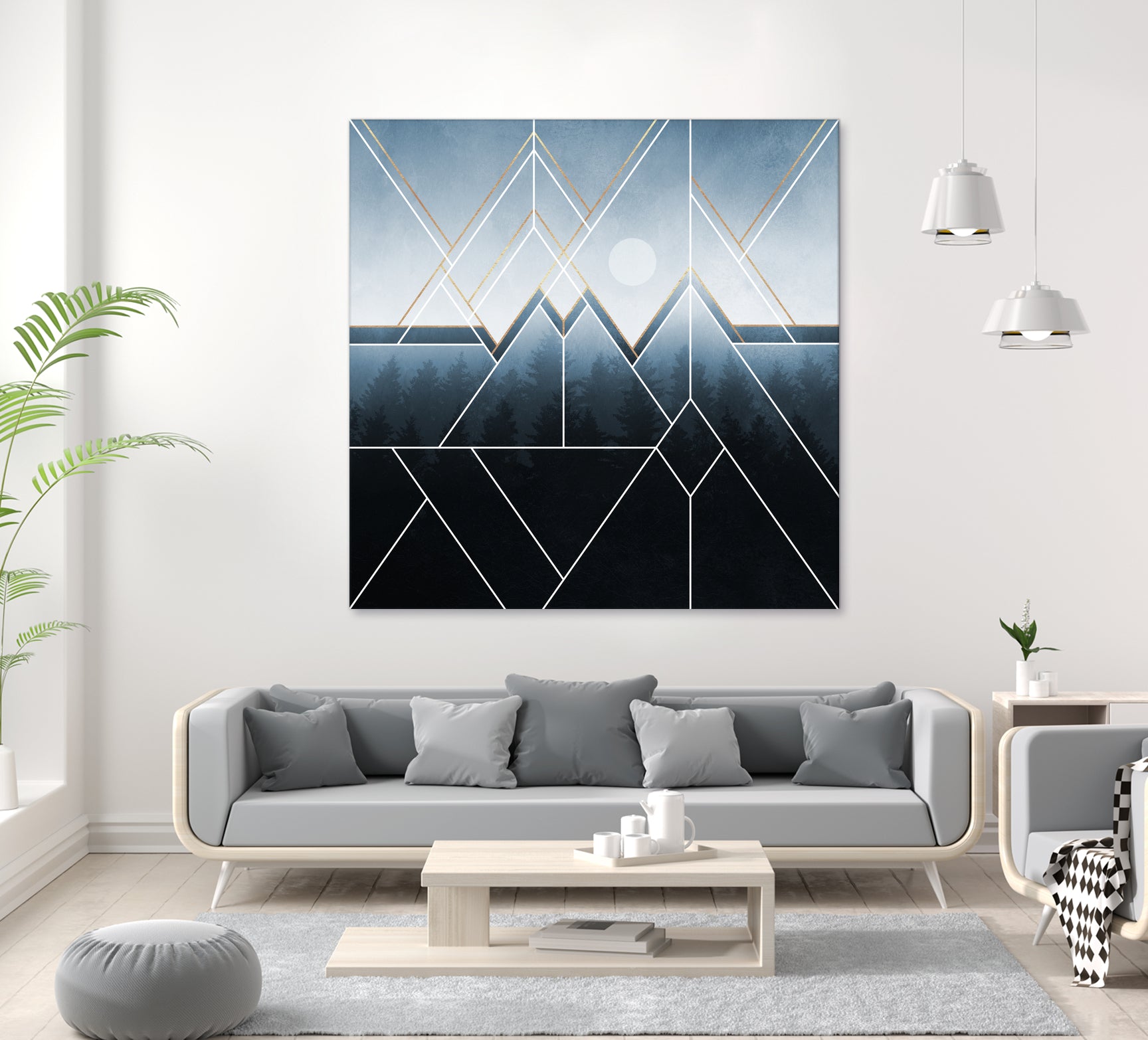 Fading North by Elisabeth Fredriksson on GIANT ART - blue digital painting