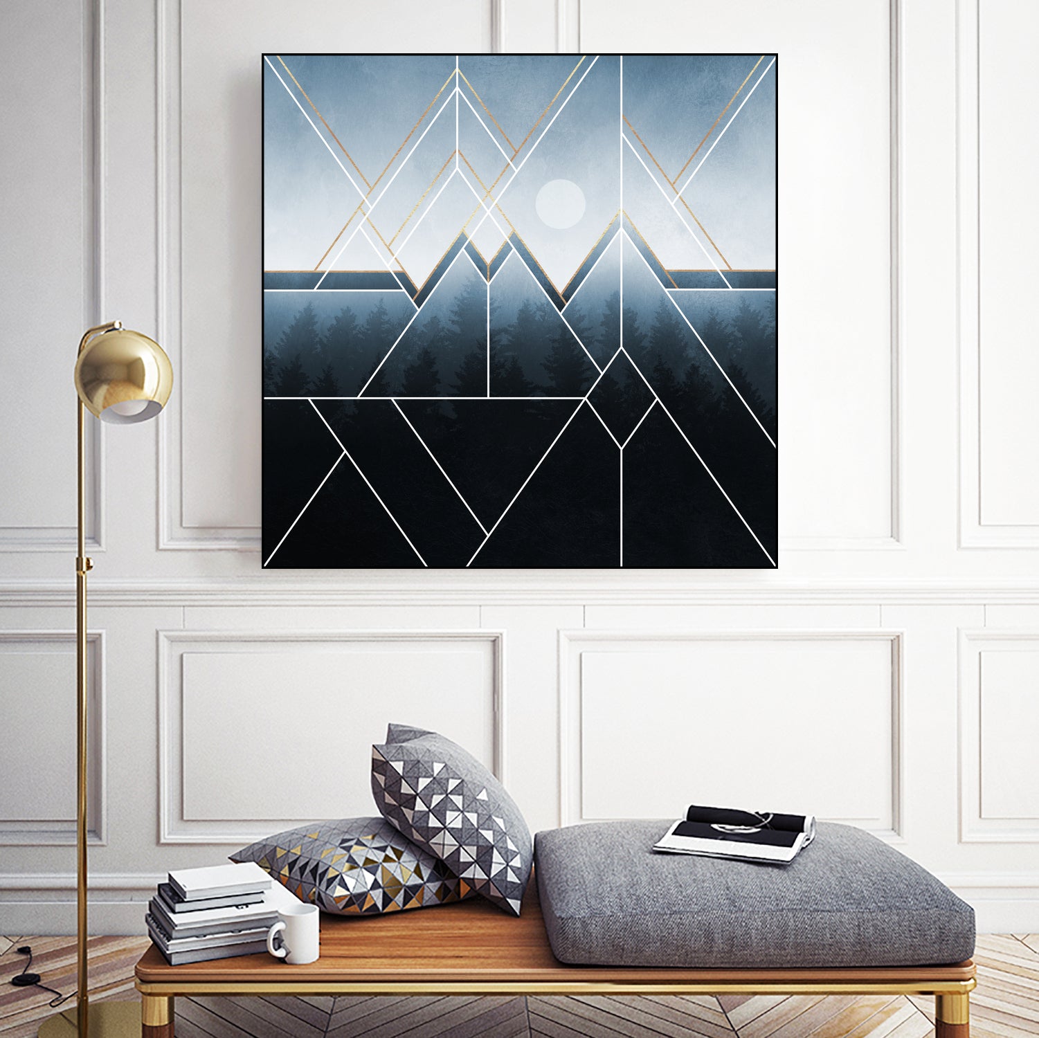 Fading North by Elisabeth Fredriksson on GIANT ART - blue digital painting